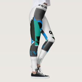 Legging Caneleiras do toxicómano de Java