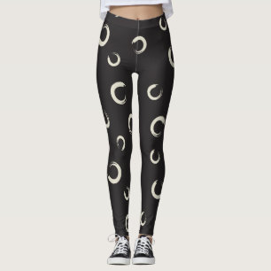 Legging Caneleiras do zen do símbolo de Enso da arte
