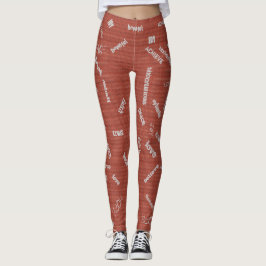 Legging Caneleiras dos grafites para o incentivo