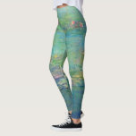 Legging Caneleiras dos lírios de água de Monet<br><div class="desc">OS LÍRIOS de ÁGUA de MONET isto são um detalhe da água de Claude Monet que pinta lilly,  "Le Bassin Nympheas auxiliar",  pintado em 1919 em seu jardim em Giverny,  France.</div>