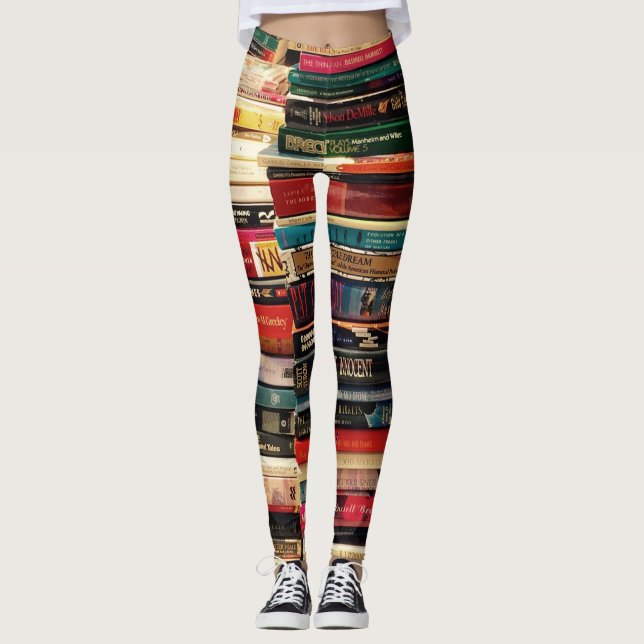 Legging Caneleiras dos livros (Frente)