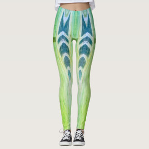 Legging Caneleiras dos pés do mar
