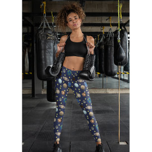 Legging Caneleiras dos planetas do sistema solar