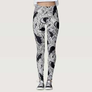 Legging Caneleiras dos ratos de Paisley