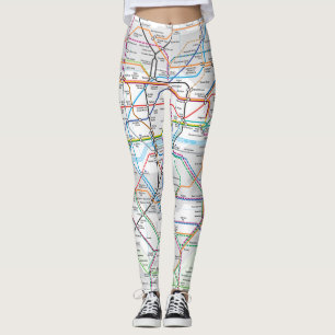 Legging Caneleiras dos tubos de Londres