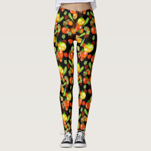Legging Caneleiras dos vegetais do jardim do tomate e do