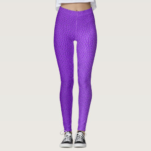Legging Caneleiras elegantes roxas do inclinação