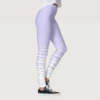 Legging Caneleiras em máscaras claras da lavanda