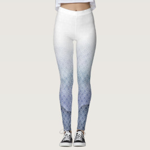 Legging Caneleiras escamosos dos pés da sereia