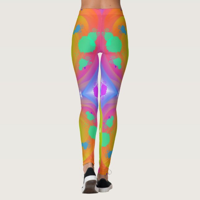 Legging Caneleiras espelhadas Trippy (Verso)