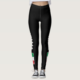 Legging Caneleiras feitas sob encomenda da bandeira