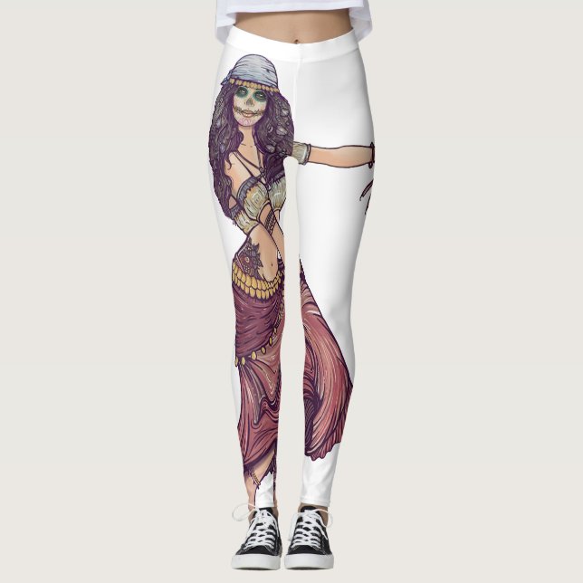 Legging Caneleiras feitas sob encomenda do desenhista (Frente)