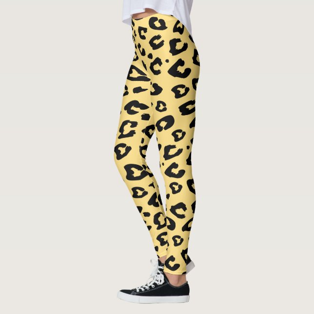 Legging Caneleiras feitas sob encomenda do teste padrão do (Esquerda)