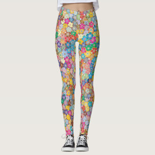Legging Caneleiras florais