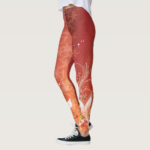 Legging Caneleiras florais das opções da forma 11