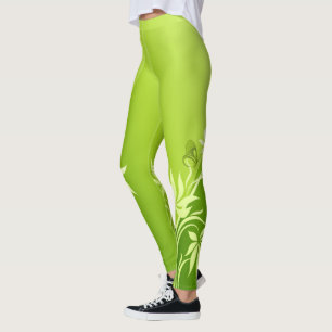 Legging Caneleiras florais das opções da imagem da forma
