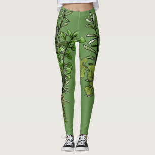 Legging Caneleiras frescas da erva