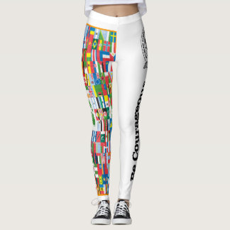 Legging Caneleiras globais de WRWR