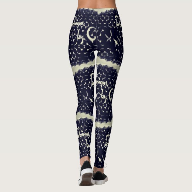 Legging Caneleiras impressas favo de mel (Verso)