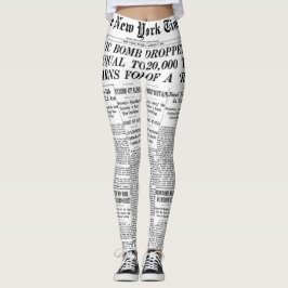 Legging Caneleiras Jornal