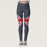 Vintage Union Jack British Flag Leggings