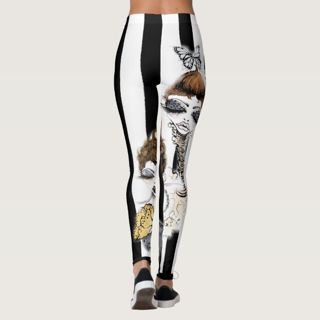 Legging Caneleiras listradas do duende (Verso)