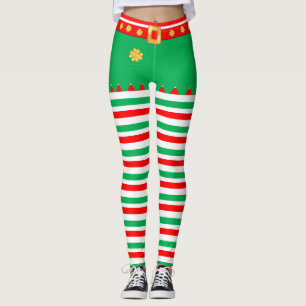 Legging Caneleiras listradas do duende bonito
