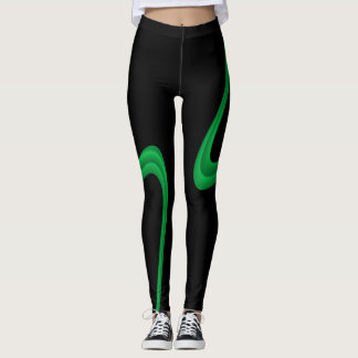 Legging caneleiras lustrosas com tanque de harmonização