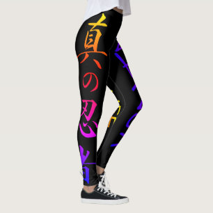 Legging Caneleiras novas de Ninja da vida real