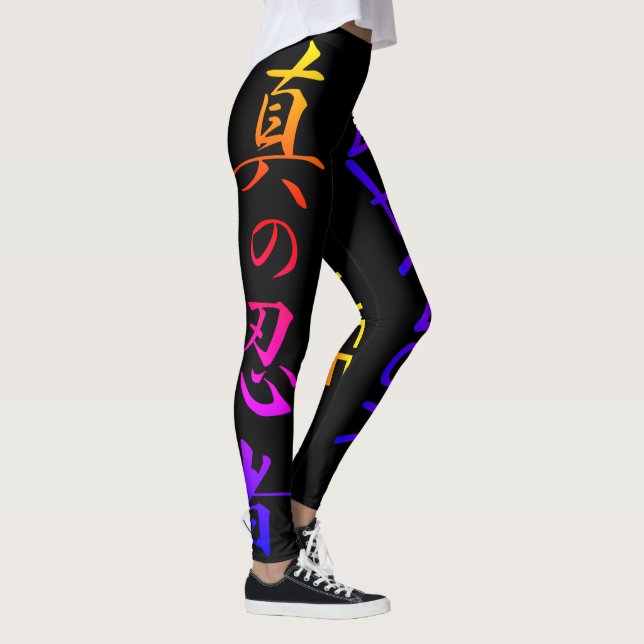 Legging Caneleiras novas de Ninja da vida real (Direita)