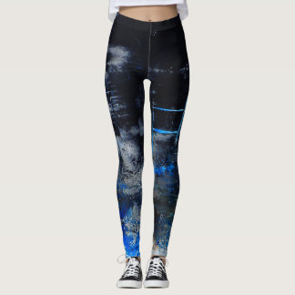 Legging Caneleiras originais modernas da arte abstracta,