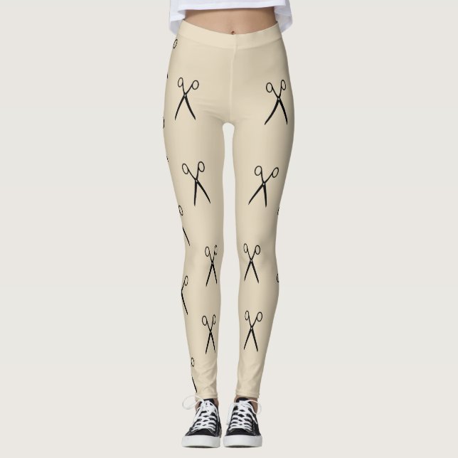 Legging Caneleiras para o cabeleireiro (Frente)