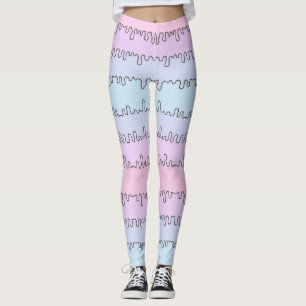 Legging Caneleiras Pastel da viscosidade