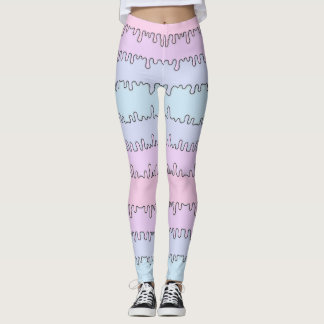 Legging Caneleiras Pastel da viscosidade