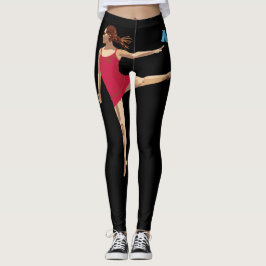 Legging Caneleiras personalizadas da dança do balé da