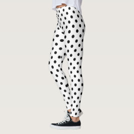 Legging Caneleiras preto e branco feitas sob encomenda do