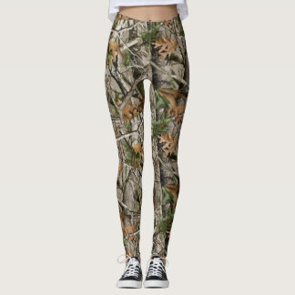 Legging Caneleiras reais Camo da camuflagem das mulheres
