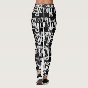 Legging Caneleiras retas da cama de Outta