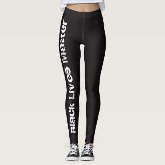 Legging Caneleiras simples da matéria preta das vidas