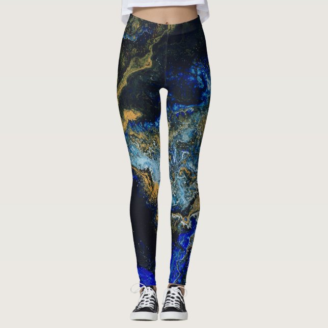 Legging Caneleiras 'Stargazer da ioga (Frente)
