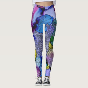 Legging Caneleiras submarinas do jardim