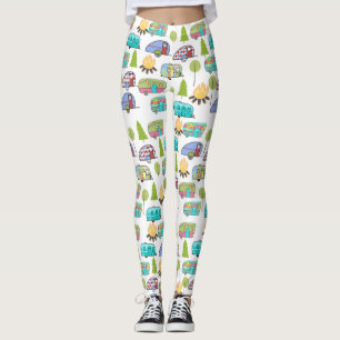 Legging Caneleiras temáticos de acampamento