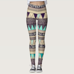 Legging Caneleiras/teste padrão do nativo americano