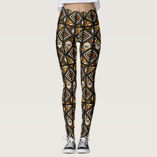 Legging Caneleiras tribais de Shango
