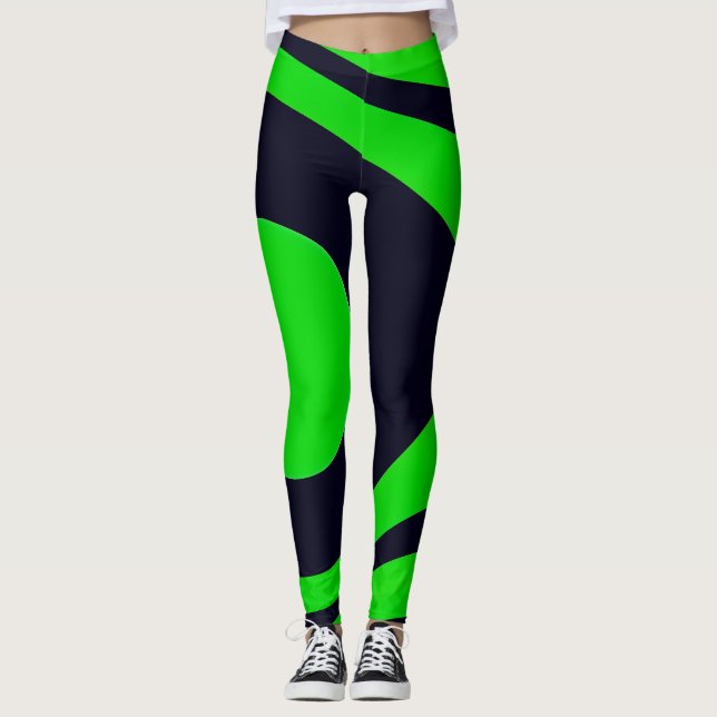 Legging Caneleiras verdes de Oceana (Frente)