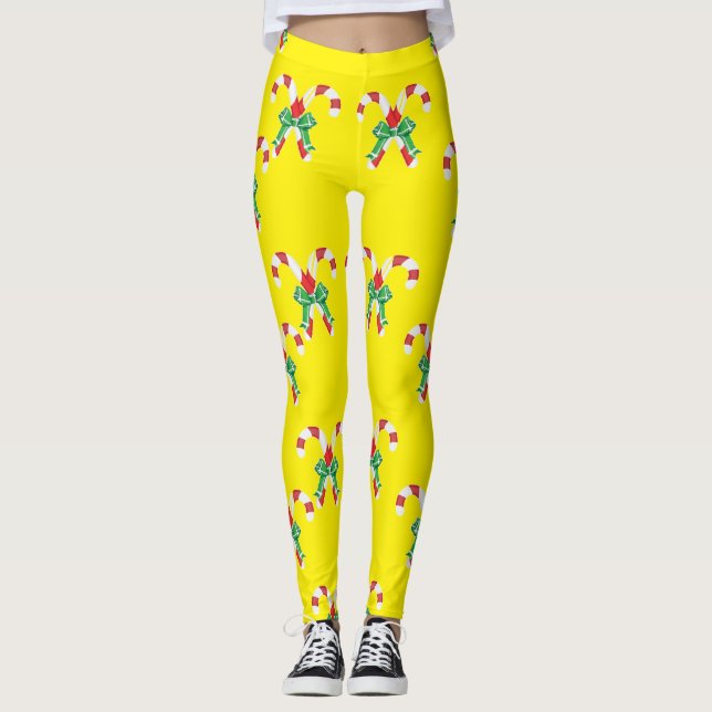 Legging Canetas doces e fitas (Frente)