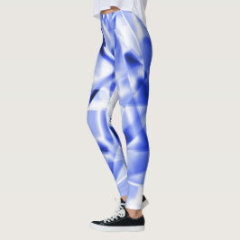 Legging Canto dos pedaços quadrados de acrílico, azul a br