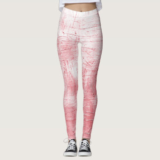 Legging Canvas Vermelha Metálica: Elegância de Brushaft.