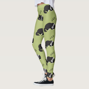 Legging Cão Bernês Dormindo Amante de Animais ZZZ