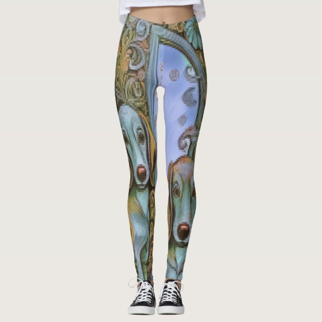 Legging Cão D, Alfabet (Frente)